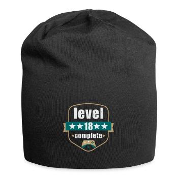18. Geburtstag Level 18 complete 2002 - Jersey-Beanie - Schwarz - Vorne