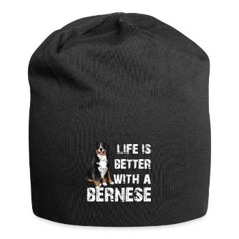 Bernese Mountain Dog - Jersey Beanie - black - Front