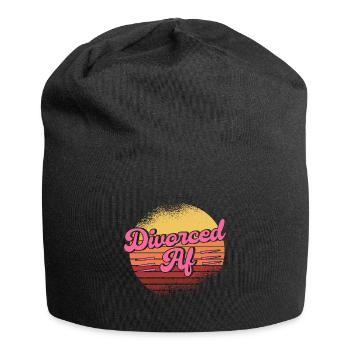 Divorce Divorcé Divorcé Cadeau - Bonnet en jersey - noir - Devant