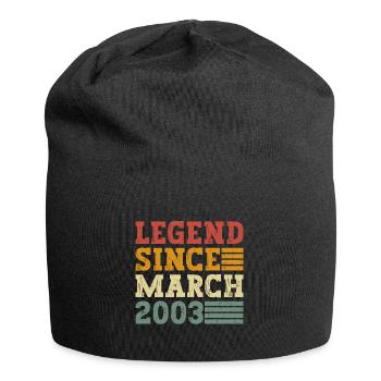 Légende depuis mars 2003 - Bonnet en jersey - noir - Devant