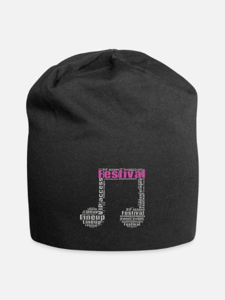 Festival - Jersey-Beanie - Schwarz