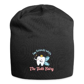 Assistante dentaire - Bonnet en jersey - noir - Devant