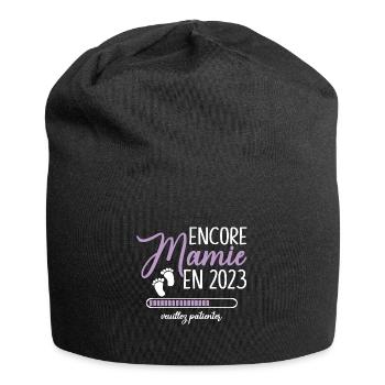 Encore Mamie 2023 Cadeau Future Grand Mère - Bonnet en jersey - noir - Devant