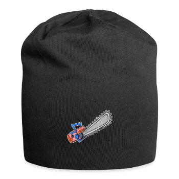 Tronçonneuse - Bonnet en jersey - noir - Devant
