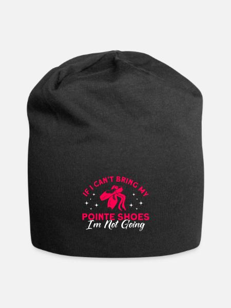 Ballett tanzen Ballett Tanz Ballerina Geschenk - Jersey-Beanie - Schwarz