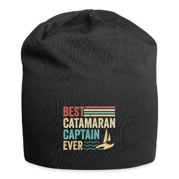 Catamaran Sailing Sailor Best Catamaran Captain - Jersey Beanie - black - Front