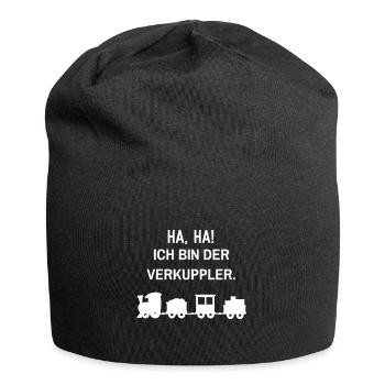 Ich bin der Verkuppler - Jersey-Beanie - Schwarz - Vorne