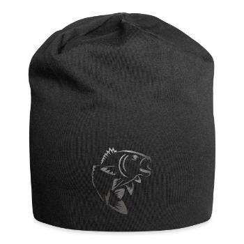 Barsch Angeln - Barsch Shirt - Jersey-Beanie - Schwarz - Vorne