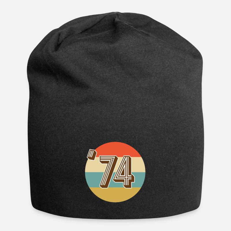 Millésime 1974 - Bonnet en jersey - noir