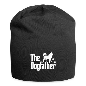 Le Dogfather - Border Collie Dog - Bonnet en jersey - noir - Devant