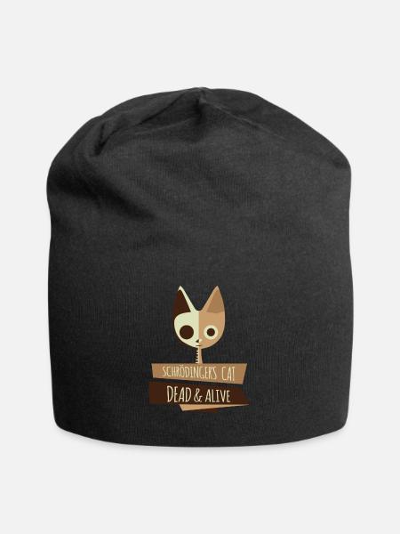 Schroedinger's Cat I Funny Dead and Alive - Jersey-Beanie - Schwarz