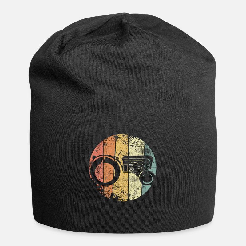 Traktor - Jersey-Beanie - Schwarz