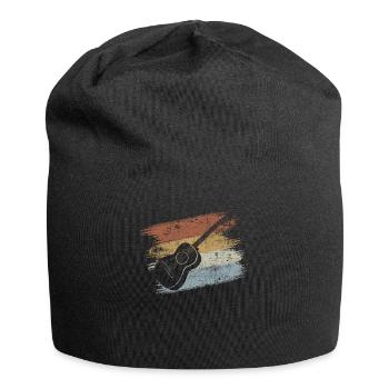 Gitarre - Jersey-Beanie - Schwarz - Vorne