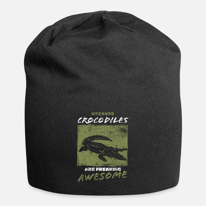 Alligator - Jersey-Beanie - Schwarz