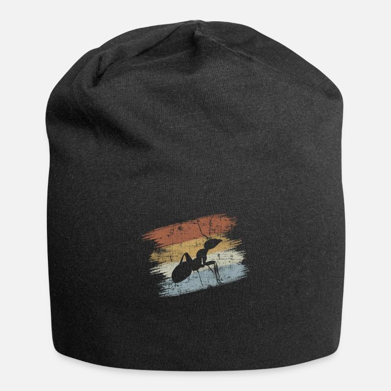 Ameise - Jersey-Beanie - Schwarz
