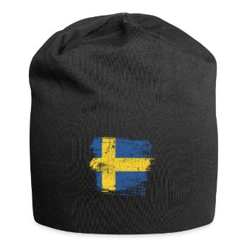 Schweden - Jersey-Beanie - Schwarz - Vorne
