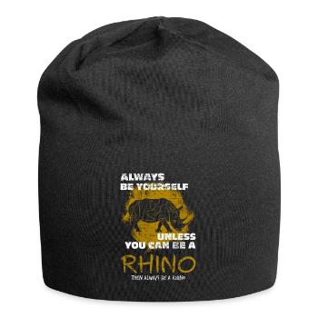 Rhinoceros - Jersey Beanie - black - Front