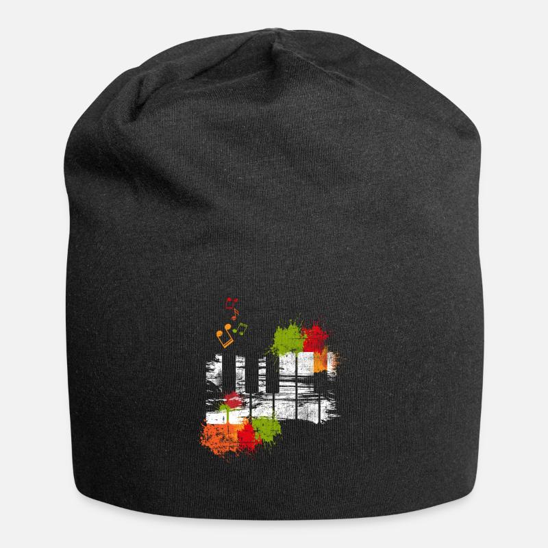Piano - Bonnet en jersey - noir