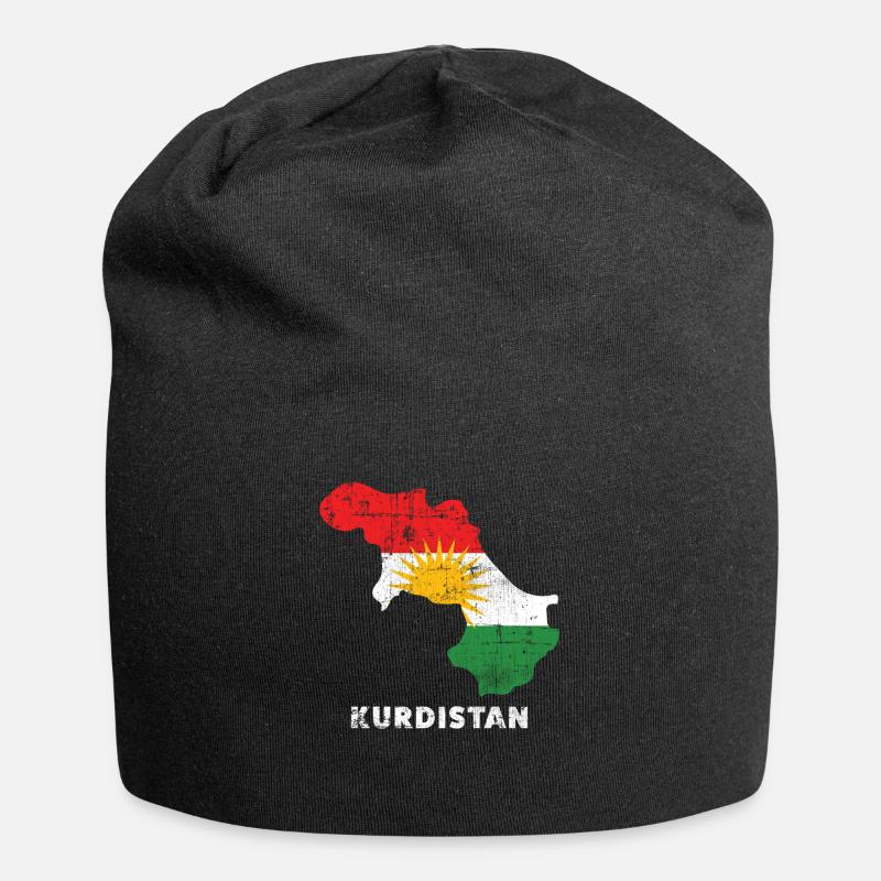 Kurdistan - Bonnet en jersey - noir