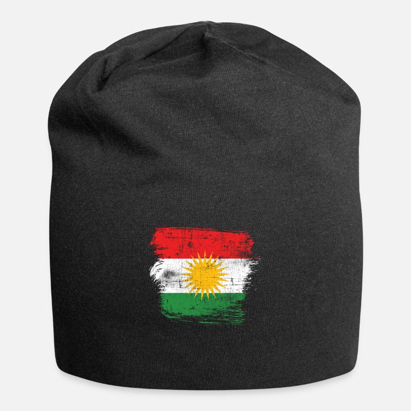 Kurdistan - Jersey Beanie - black