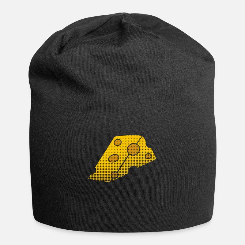 Käse - Jersey-Beanie - Schwarz