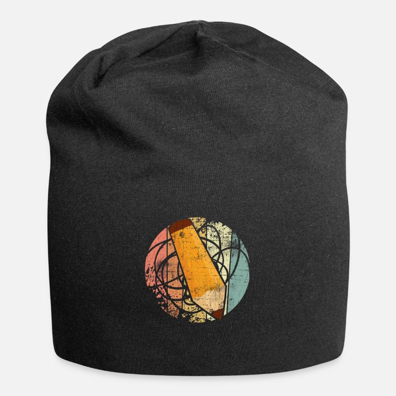 Schule - Jersey-Beanie - Schwarz