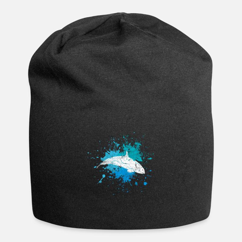 Orca - Jersey-Beanie - Schwarz