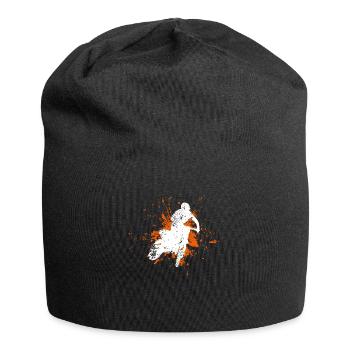 motocross - Bonnet en jersey - noir - Devant