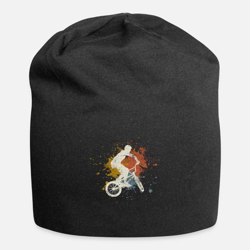BMX retro - Jersey-Beanie - Schwarz