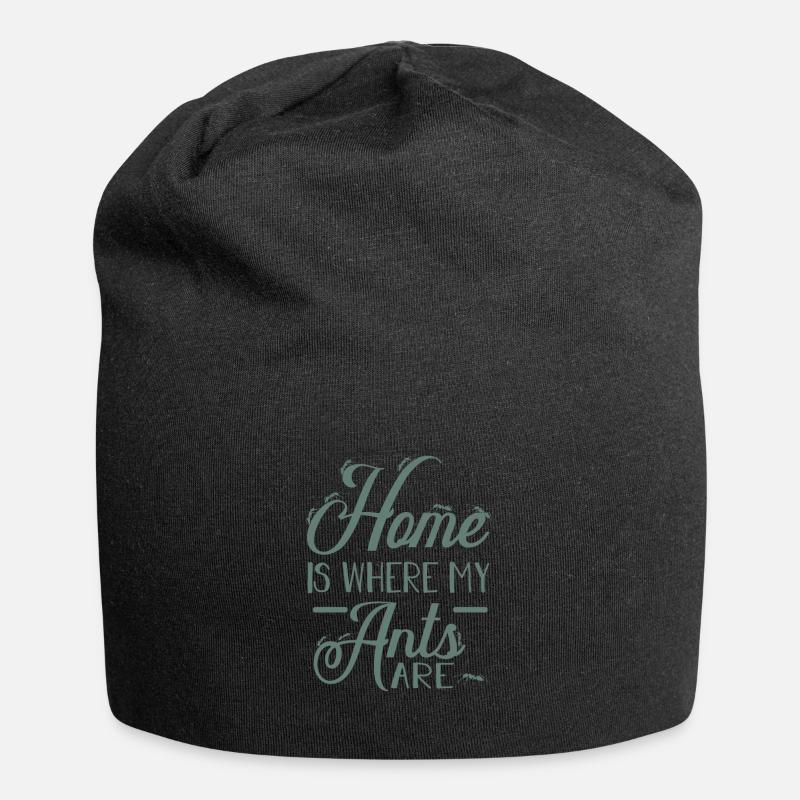 Ameisen - Jersey-Beanie - Schwarz