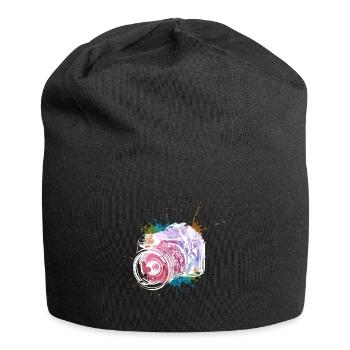 Photographer gift I photography camera - Jersey Beanie - black - Front