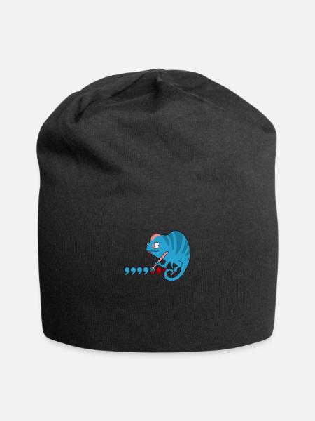 Comma Cameleon - Jersey-Beanie - Schwarz