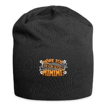 Mimimi - Jersey-Beanie - Schwarz - Vorne
