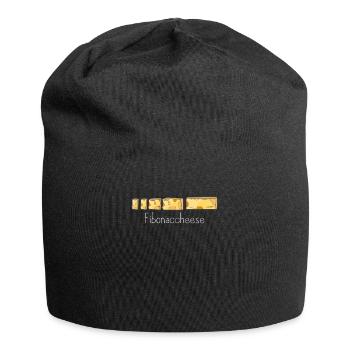 Fibonacci Cheese - Jersey-Beanie - Schwarz - Vorne