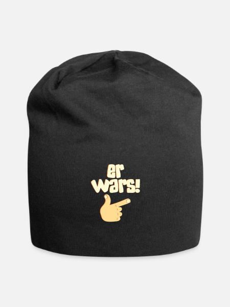 Er Wars - Jersey-Beanie - Schwarz