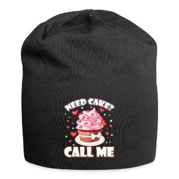 Besoin de gâteau Appelez-moi Drôle de Cuisson Amant Sarcasme Femmes - Bonnet en jersey - noir - Devant