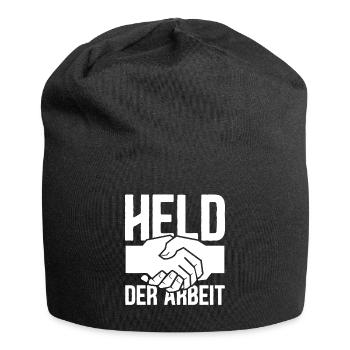 Held der Arbeit DDR Ostdeutschland - Jersey-Beanie - Schwarz - Vorne