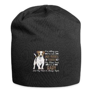 Jack Russell Dog Mom T Shirt - Jersey-Beanie - Schwarz - Vorne