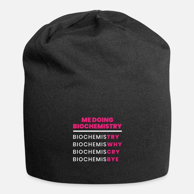 biochimie - Bonnet en jersey - noir