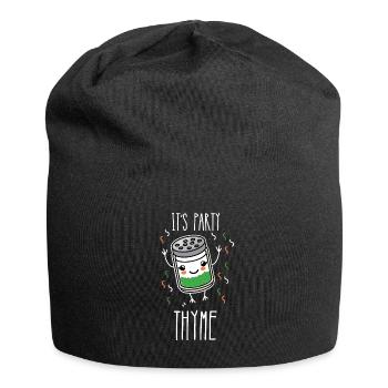 C'est Party Thym Herb Pun - Bonnet en jersey - noir - Devant