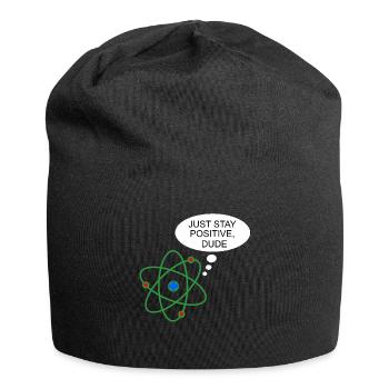 Proton Funny Science Chemistry Physics Nerd - Jersey Beanie - black - Front