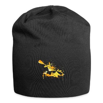 Kayak Kayak Kayaker - Jersey Beanie - black - Front