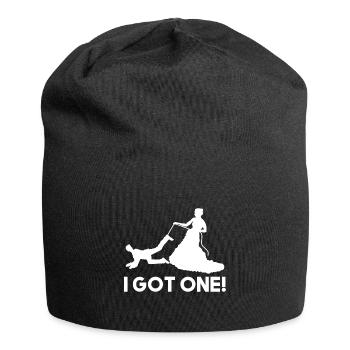 J'en ai un, cadeau de mariage mariée marié - Bonnet en jersey - noir - Devant