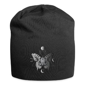 Phases de lune, mites, magie noire - Bonnet en jersey - noir - Devant