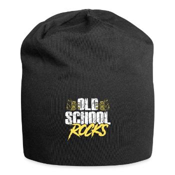 Old school rock - Bonnet en jersey - noir - Devant