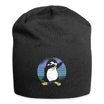 Costume de pingouin, pingouins, pingouins - Bonnet en jersey - noir - Devant
