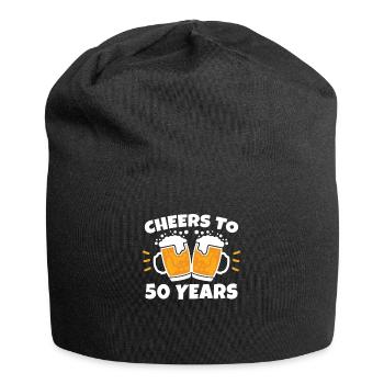 Cadeau 50e anniversaire - 500 ans - Bonnet en jersey - noir - Devant