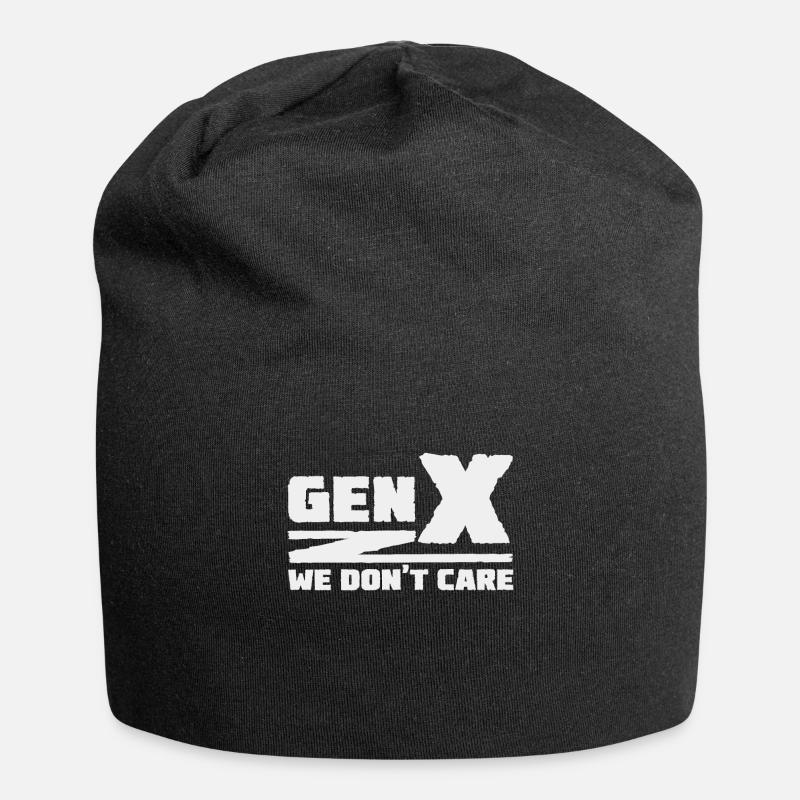 Generation X - Es ist uns egal - Jersey-Beanie - Schwarz