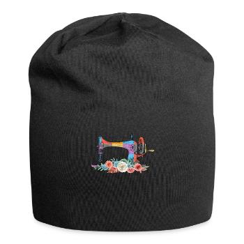 Sewing Sewing Machine Handmade Closer Schneider - Jersey Beanie - black - Front