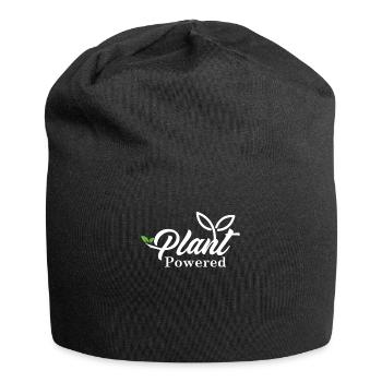 Végétaliens végétaliennes légumes Végétalien - Bonnet en jersey - noir - Devant